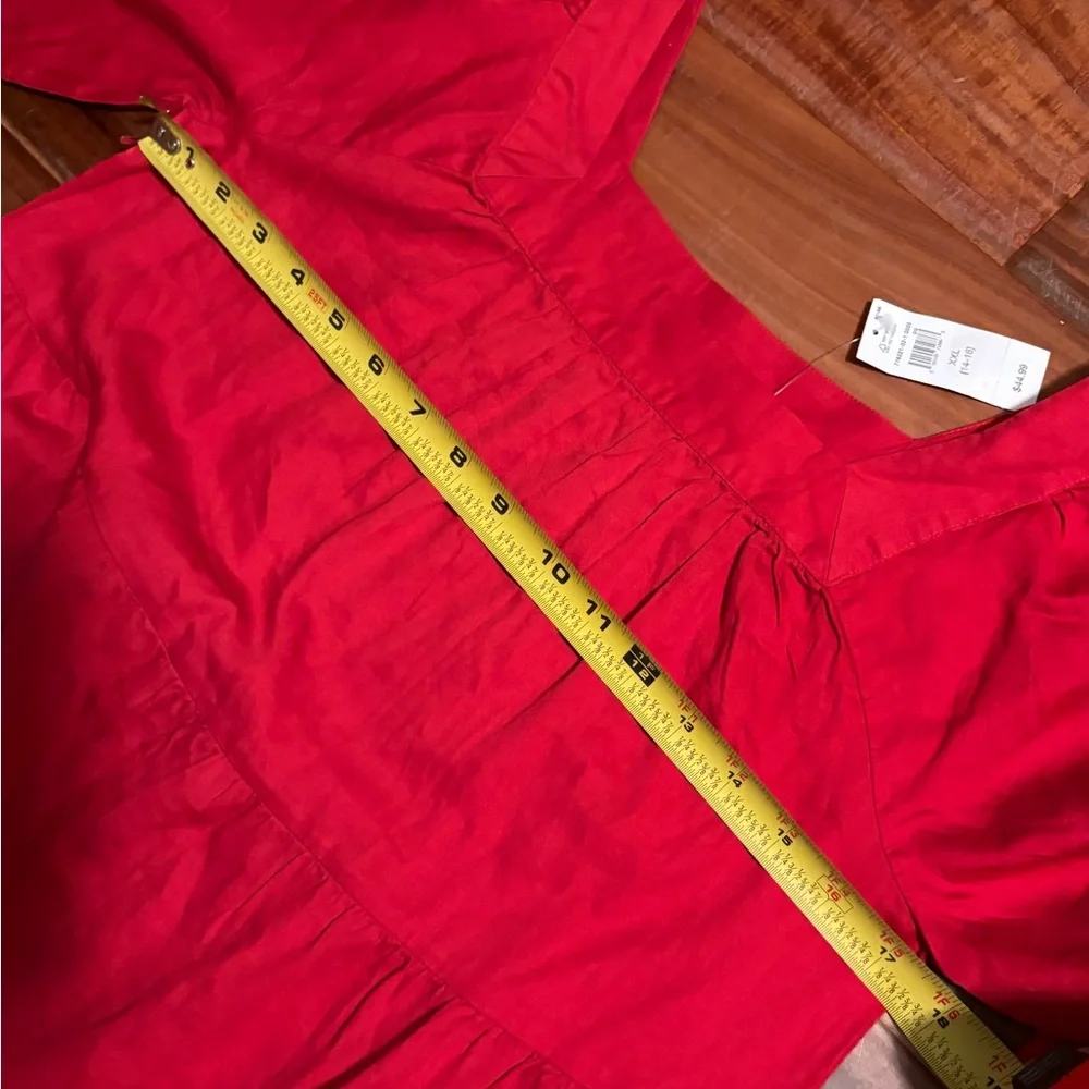 NWT GAP Kids Red Tiered Long Sleeve Dress – XXL‎ (14–16) k2